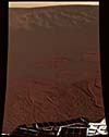 (c) NASA/JPL/Cornell; Erster Panoramablick vom Marsrover Opportunity, 25.01.2004